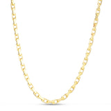 10K Yellow Gold 20 3.55mm French Cable Chain Necklace with Lobster Clasp