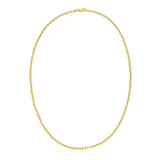 Silver with Gold Plating 22 2.8mm French Cable Chain with Lobster Clasp