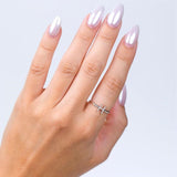 1/20 Ctw Initial 'D' Round Cut Diamond Fashion Ring in 10K Yellow Gold