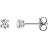 14K White Gold 1/6 CTW Lab-Grown Diamond Earrings