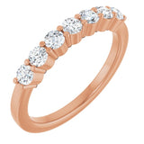 14K Rose Gold 1/2 CTW Lab-Grown Diamond Anniversary Band