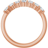 14K Rose Gold 1/2 CTW Lab-Grown Diamond Anniversary Band