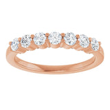 14K Rose Gold 1/2 CTW Lab-Grown Diamond Anniversary Band