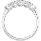 14K White Gold 3/4 CTW Natural Diamond Anniversary Band