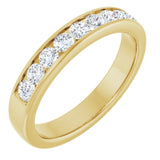 14K Yellow Gold 3/4 CTW Lab-Grown Diamond Band