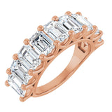 14K Rose Gold 5 3/8 CTW Lab-Grown Diamond Anniversary Band