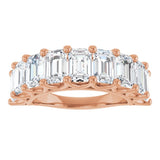 14K Rose Gold 5 3/8 CTW Lab-Grown Diamond Anniversary Band