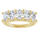 14K Yellow Gold 1 7/8 CTW Lab-Grown Diamond Anniversary Band