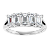 14K White Gold 1 3/4 CTW Lab-Grown Diamond Anniversary Band