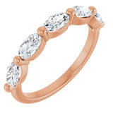 14K Rose Gold 9/10 CTW Lab-Grown Diamond Anniversary Band