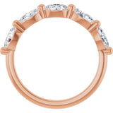 14K Rose Gold 9/10 CTW Lab-Grown Diamond Anniversary Band