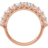 14K Rose Gold 2 3/4 CTW Natural Diamond Annniversary Band