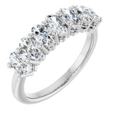 14K White Gold 1 5/8 CTW Natural Diamond Anniversary Band