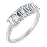 14K White Gold 1 3/4 CTW Natural Diamond Anniversary Band
