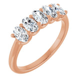 14K Rose Gold 1 1/6 CTW Natural Diamond Anniversary Band