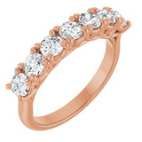 10K Rose Gold 1 CTW Natural Diamond Anniversary Band