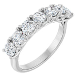 10K White Gold 1 1/2 CTW Natural Diamond Anniversary Band