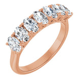 10K Rose Gold 1 3/4 CTW Natural Diamond Anniversary Band
