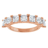 10K Rose Gold 2 1/8 CTW Natural Diamond Anniversary Band