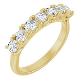 10K Yellow Gold 7/8 CTW Lab-Grown Diamond Anniversary Band