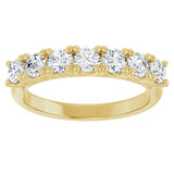 10K Yellow Gold 7/8 CTW Lab-Grown Diamond Anniversary Band