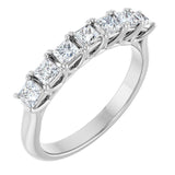10K White Gold 5/8 CTW Lab-Grown Diamond Anniversary Band