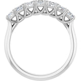 10K White Gold 5/8 CTW Lab-Grown Diamond Anniversary Band