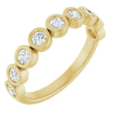 10K Yellow Gold 1/2 CTW Natural Diamond Anniversary Band