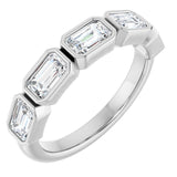 10K White Gold 1 3/4 CTW Natural Diamond Anniversary Band