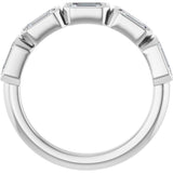 10K White Gold 1 3/4 CTW Natural Diamond Anniversary Band
