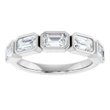10K White Gold 1 3/4 CTW Natural Diamond Anniversary Band