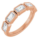 10K Rose Gold 1 5/8 CTW Lab-Grown Diamond Anniversary Band