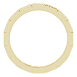 10K Yellow Gold 1/3 CTW Natural Diamond Eternity Band Size 5.25