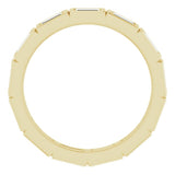 10K Yellow Gold 1/2 CTW Natural Diamond Eternity Band Size 4