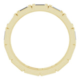 10K Yellow Gold 7/8 CTW Natural Diamond Eternity Band Size 4.75