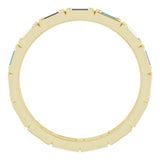 10K Yellow Gold 1 CTW Natural Diamond Eternity Band Size 8