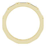 10K Yellow Gold 1 CTW Natural Diamond Eternity Band Size 4.75