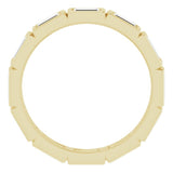 10K Yellow Gold 1 CTW Natural Diamond Eternity Band Size 6