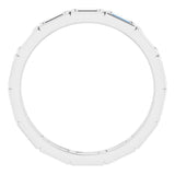 10K White Gold 1 1/5 CTW Natural Diamond Eternity Band Size 8.75