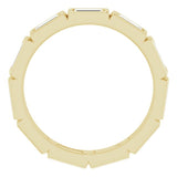 10K Yellow Gold 1 1/6 CTW Natural Diamond Eternity Band Size 5.5