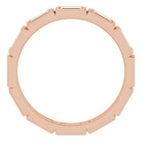 10K Rose Gold 1 1/4 CTW Natural Diamond Eternity Band Size 7.5