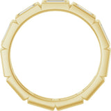 10K Yellow Gold 1 1/8 CTW Natural Diamond Eternity Band Size 7