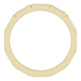 10K Yellow Gold 1 1/5 CTW Natural Diamond Eternity Band Size 8