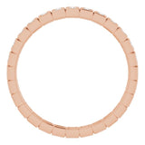 10K Rose Gold 1/3 CTW Natural Diamond Eternity Band Size 8.5