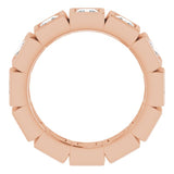 10K Rose Gold 2 3/8 CTW Natural Diamond Eternity Band Size 6