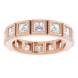 10K Rose Gold 2 3/4 CTW Natural Diamond Eternity Band Size 9