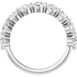 10K White Gold 1 1/3 CTW Natural Diamond Anniversary Band