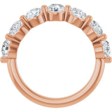 10K Rose Gold 1 5/8 CTW Natural Diamond Anniversary Band