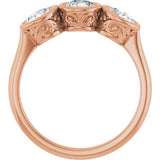10K Rose Gold 1 1/2 CTW Lab-Grown Diamond Anniversary Band