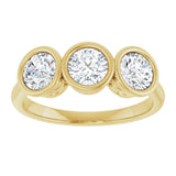 10K Yellow Gold 1 1/2 CTW Lab-Grown Diamond Anniversary Band